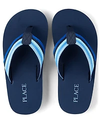 Tongs rayées pour enfants