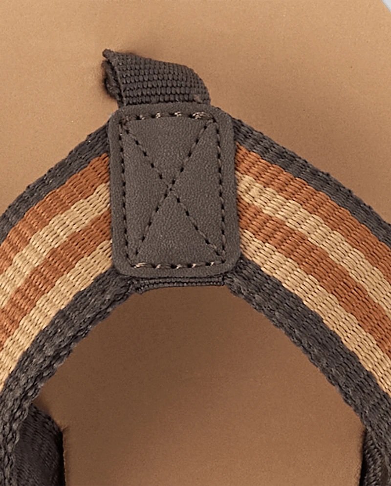 Toddler Striped Flip Flops