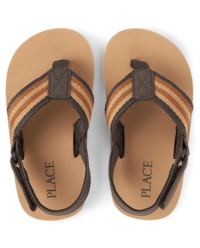 Toddler Striped Flip Flops