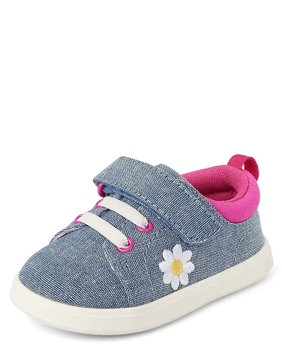 Baby And Toddler Girls Daisy First Steps Sneakers