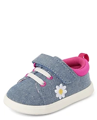 Baby And Toddler Girls Daisy First Steps Sneakers