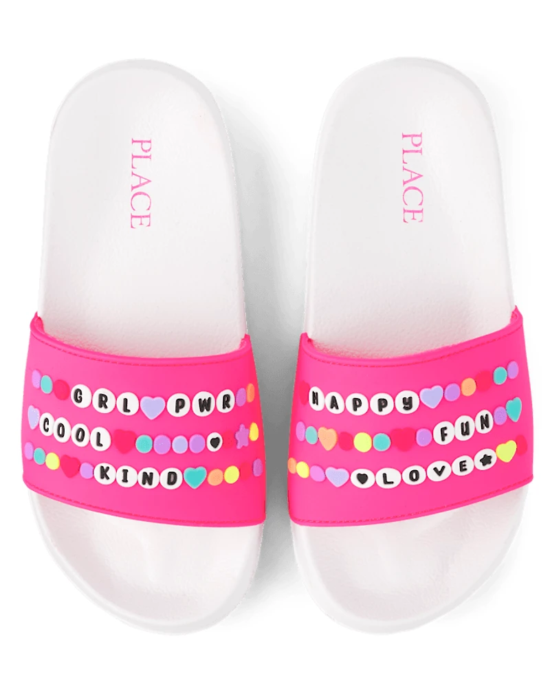Girls Friendship Bracelet Slides