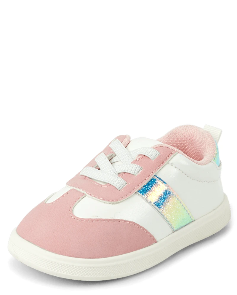 Baby And Toddler Girls Colorblock First Steps Sneakers