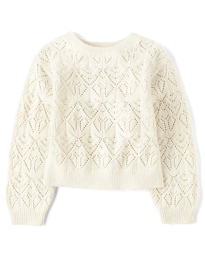 Girls Stitched Sweater