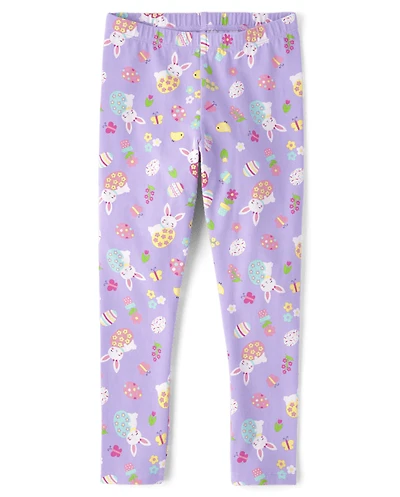 Girls Easter Leggings