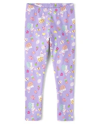 Girls Easter Leggings