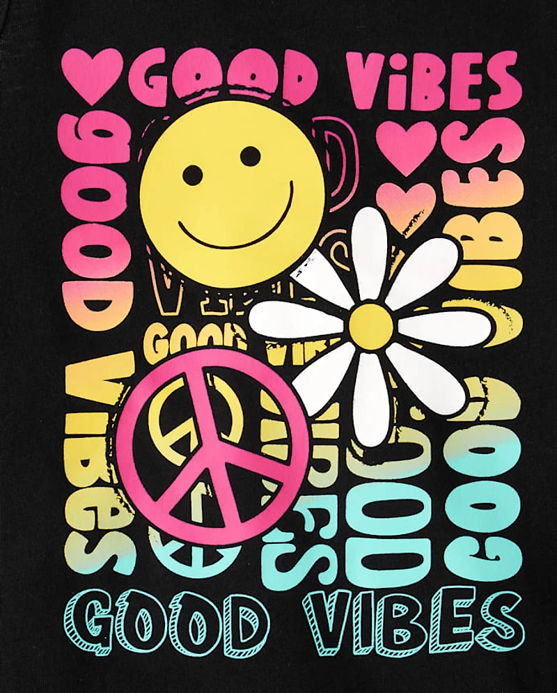 Girls Graphic Fringe Tank Top