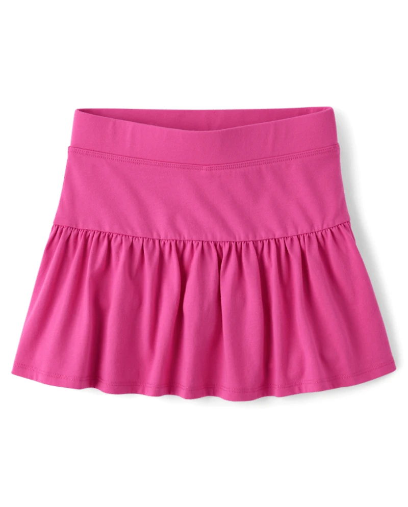Girls Tiered Skort