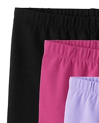Lot de 5 shorts cyclisme pour filles