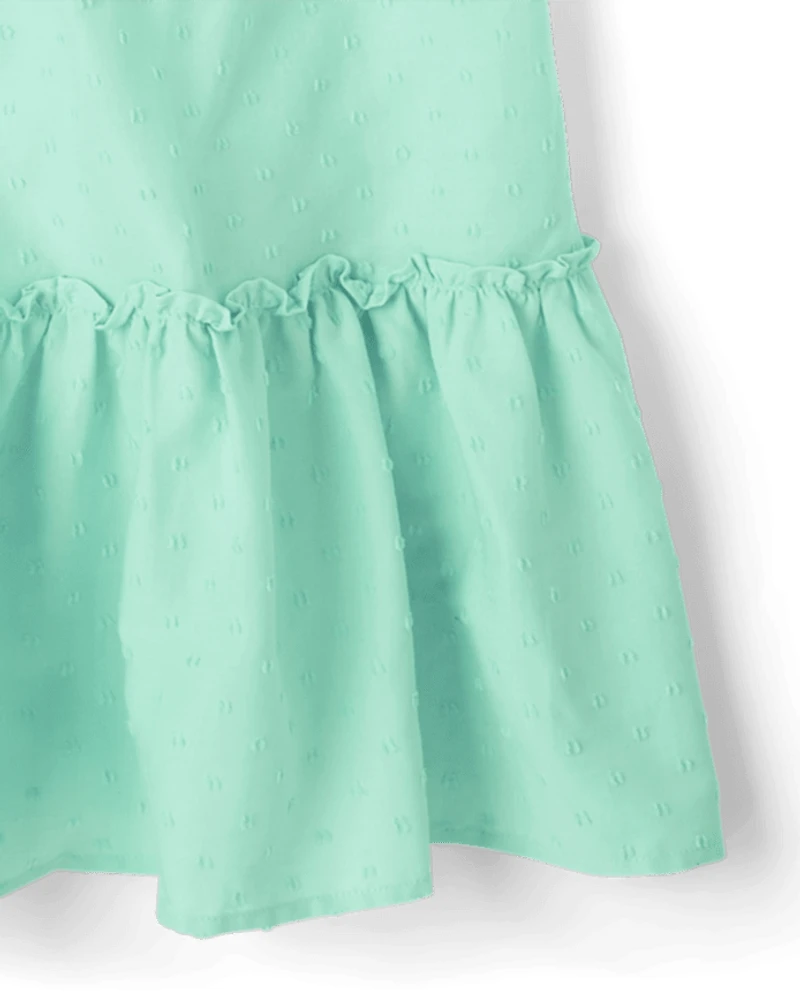 Womens Mommy And Me Smocked Tiered Dress