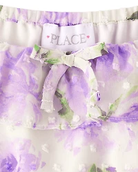 Femme Maman et moi Floral Tiered Robes