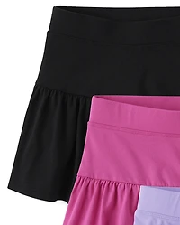 Lot de 5 jupes-shorts à volants pour filles