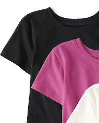 Girls Tie Front Top 5-Pack