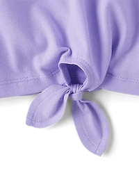 Girls Tie Front Top 5-Pack