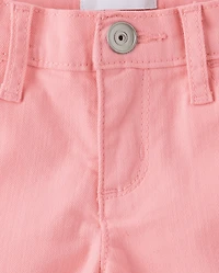 Short en sergé à revers pour filles