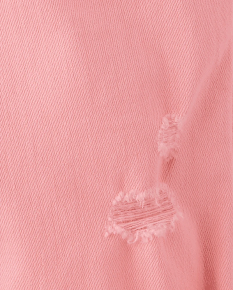 Short en sergé à revers pour filles