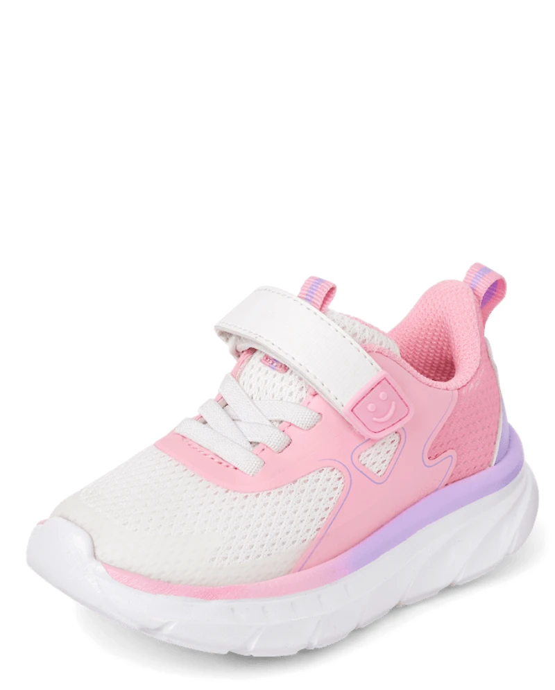 Toddler Girls Colorblock Running Sneakers