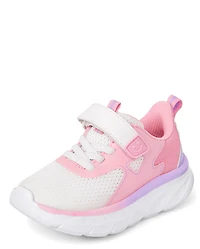 Toddler Girls Colorblock Running Sneakers