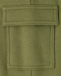 Baby And Toddler Boys Striped Colorblock 2-Piece Outfit Set