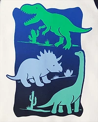 Lot de 3 débardeurs dinosaures pour bébés et tout-petits garçons
