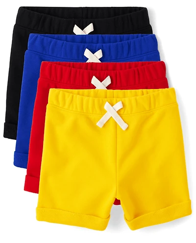 Baby And Toddler Boys Roll Cuff French Terry Shorts