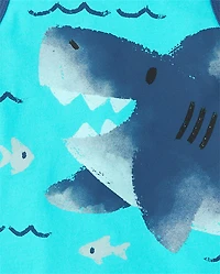 Baby And Toddler Boys Shark Tank Top 3-Pack