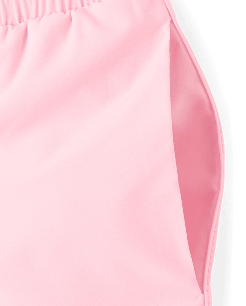 Short doublé à séchage rapide pour Fille