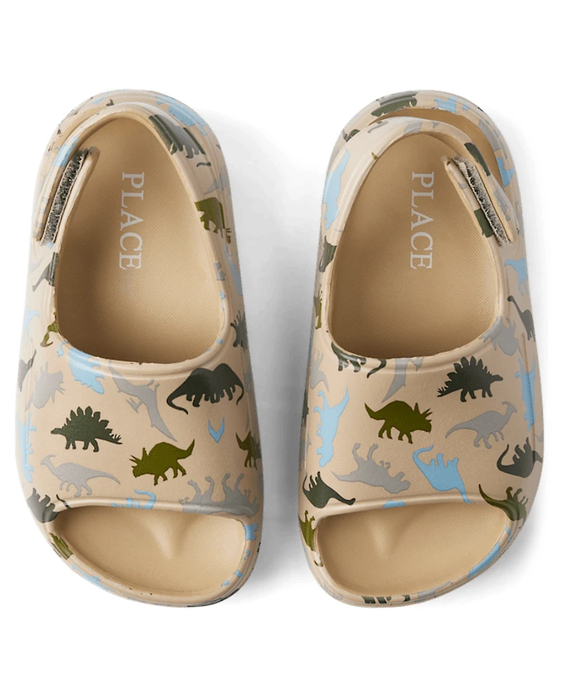 Toddler Boys Print Slides