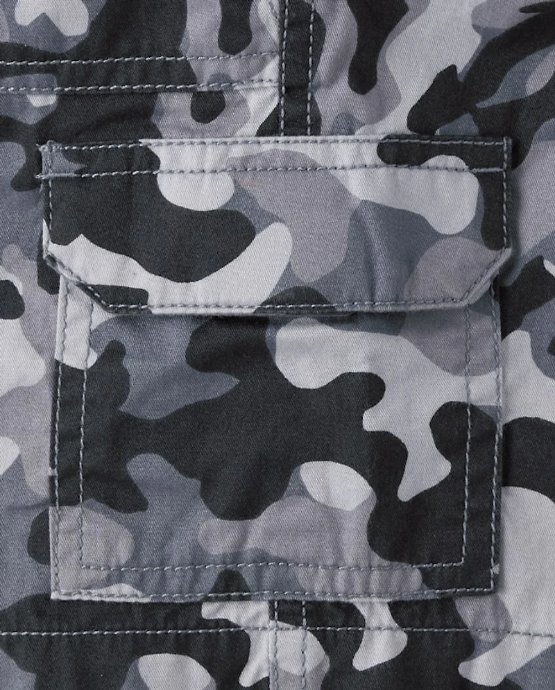Boys Pull On Cargo Shorts