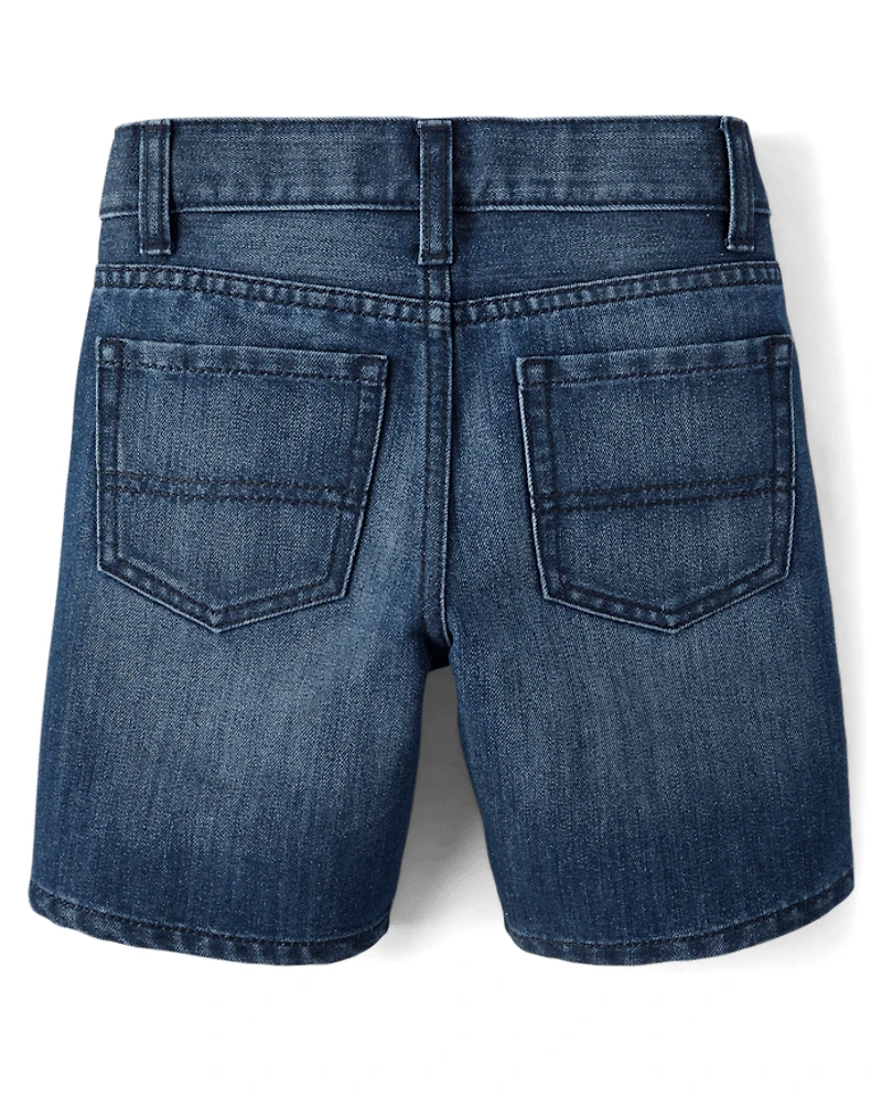 Short en jean pour garçon