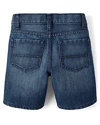 Short en jean pour garçon