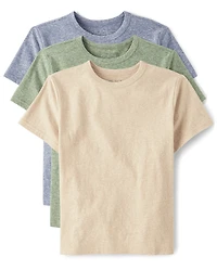 Lot de 3 hauts chinés pour garçon