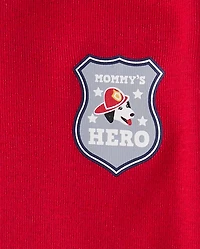 Baby Boys Fire Truck Bodysuit 4-Pack