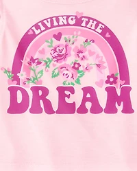 Toddler Girls Living The Dream 3-Piece Pajama Set