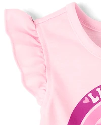 Ensemble pyjama 3 pièces pour petites filles « Vivre le rêve »