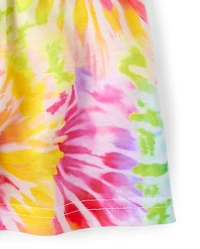 Girls Rainbow Tie Dye Pajamas