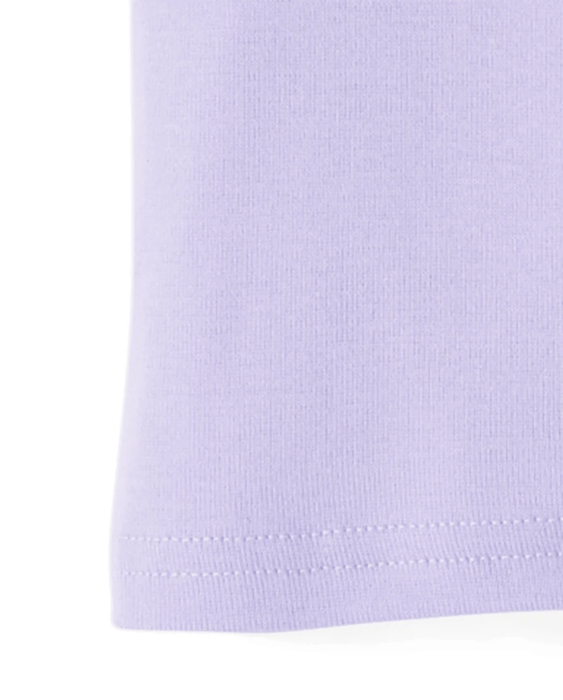 Pyjama ballerine en coton ajusté pour bébés et petites filles