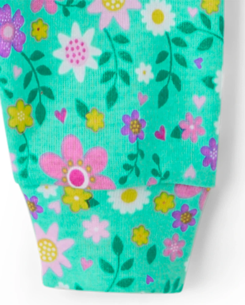 Pyjamas en coton ajustés Be Kind pour bébés et petites filles
