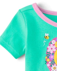 Pyjamas en coton ajustés Be Kind pour bébés et petites filles