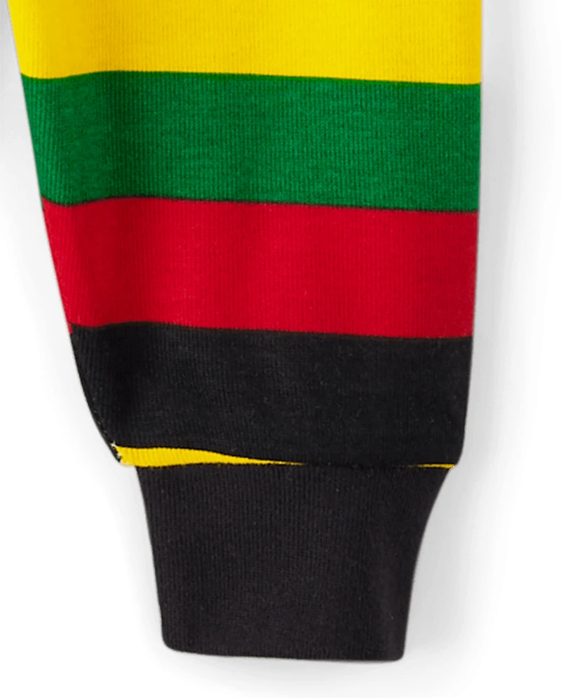 Baby And Toddler Girls Matching Family Black History Snug Fit Cotton Pajamas