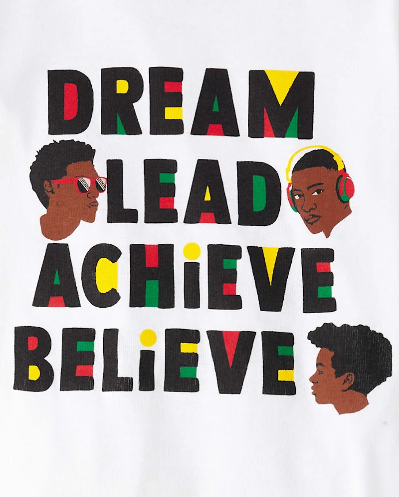 Boys Matching Family Black History Snug Fit Cotton Pajamas