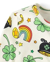 Baby And Toddler St. Patrick's Day Snug Fit Cotton Footed One Piece Pajamas