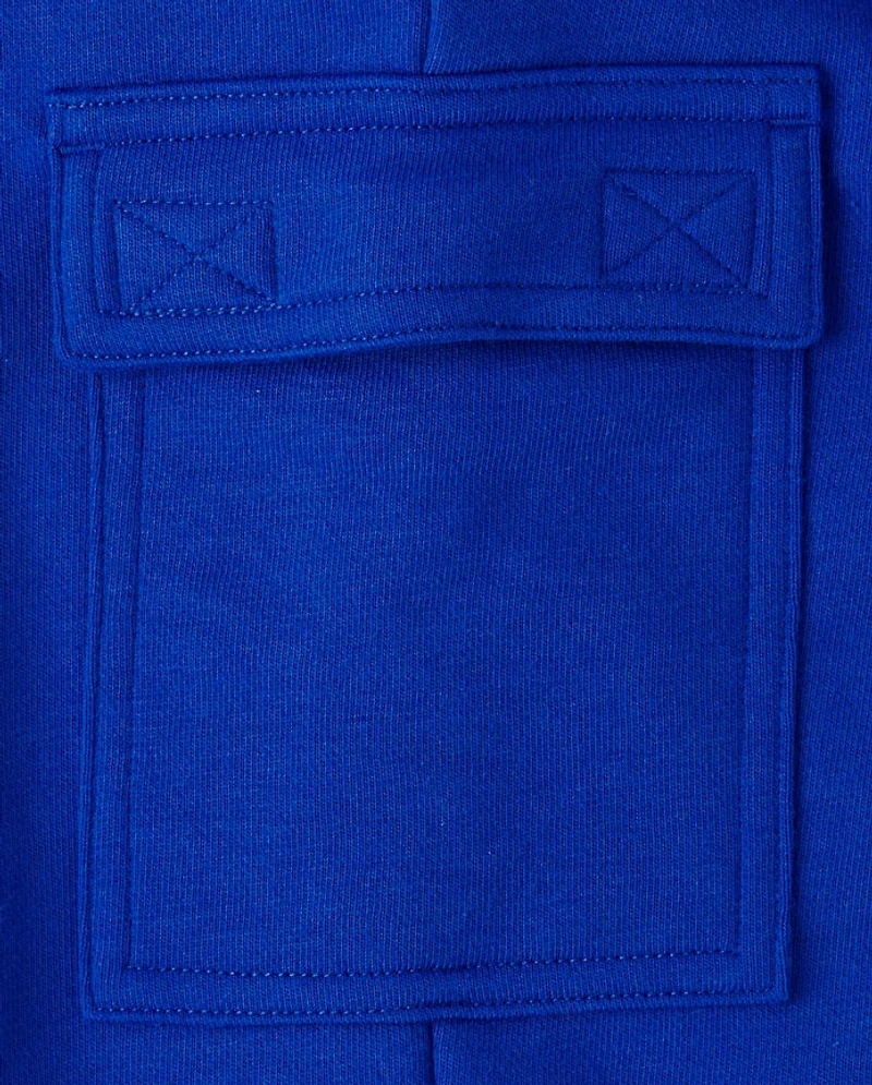 Boys French Terry Cargo Jogger Pants