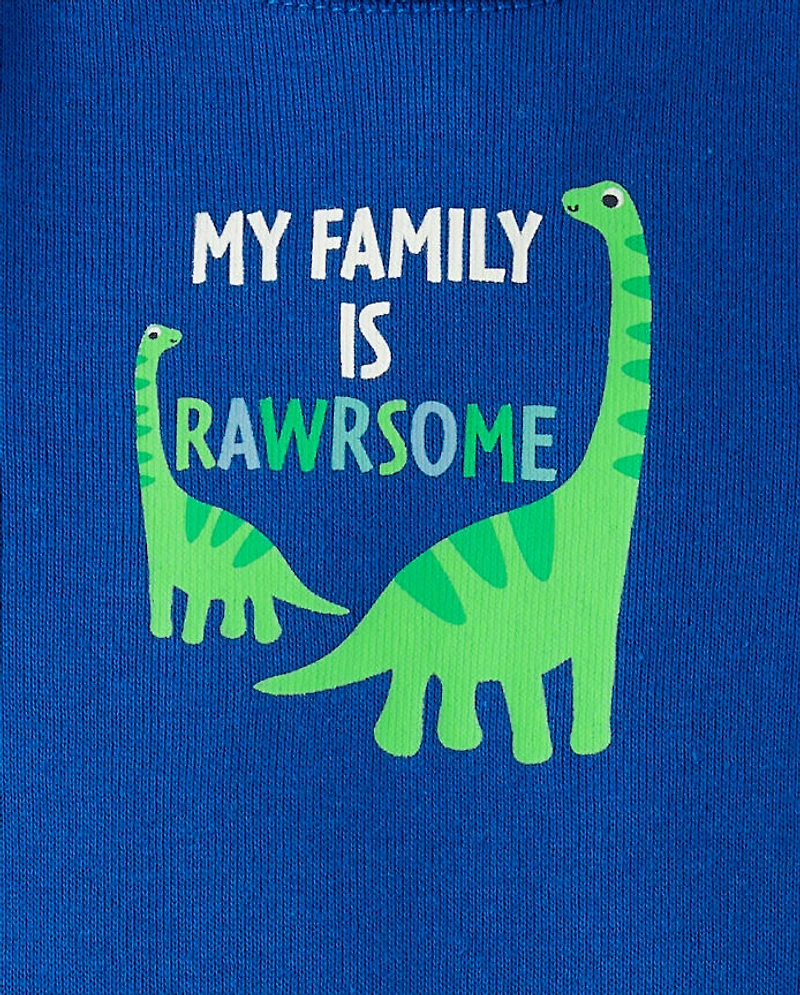 Lot de 5 bodies dinosaures pour bébé garçon