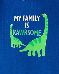 Lot de 5 bodies dinosaures pour bébé garçon