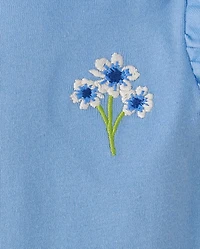 Baby Girls Floral Bodysuit -Pack