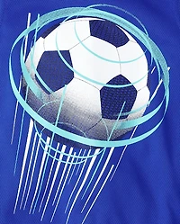 Boys Soccer Mesh  Performance Muscle Tank Top