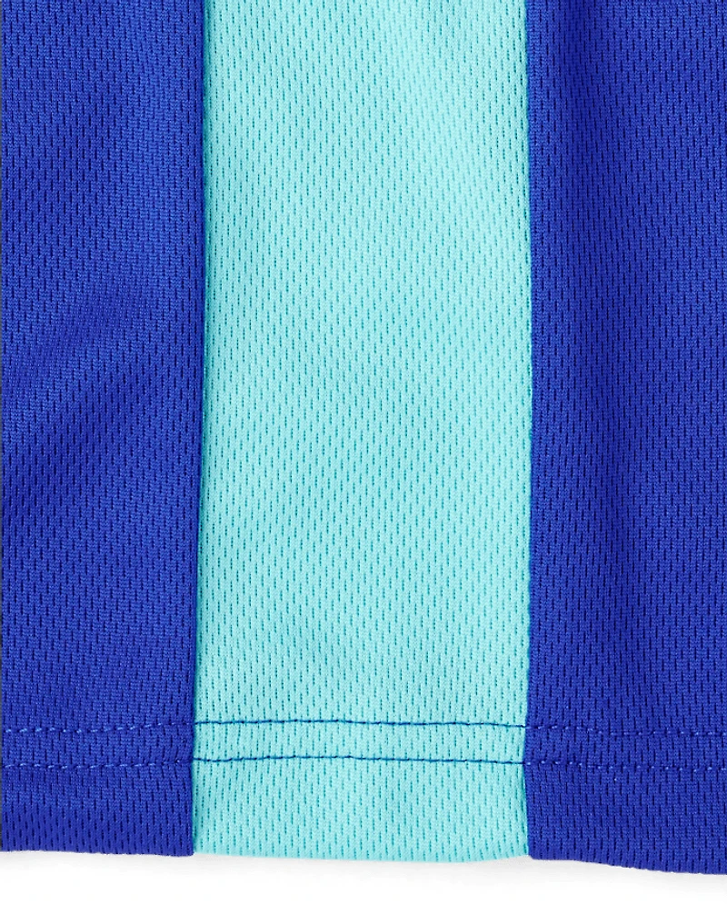 Boys Soccer Mesh Performance Muscle Tank Top