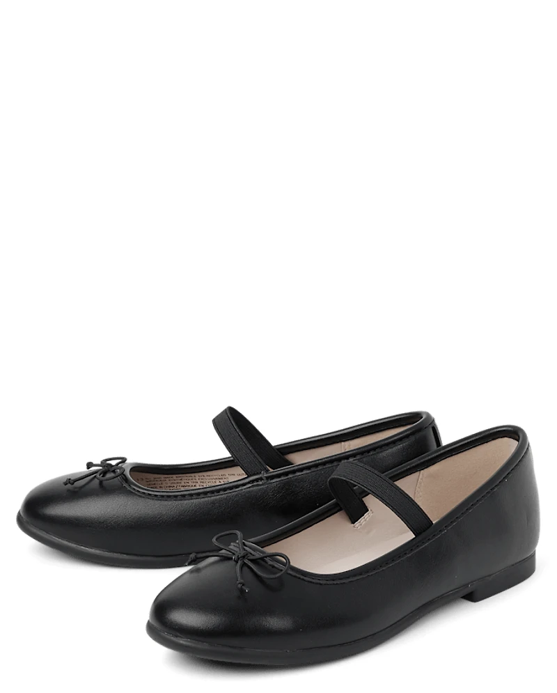 Girls Bow Ballet Flats