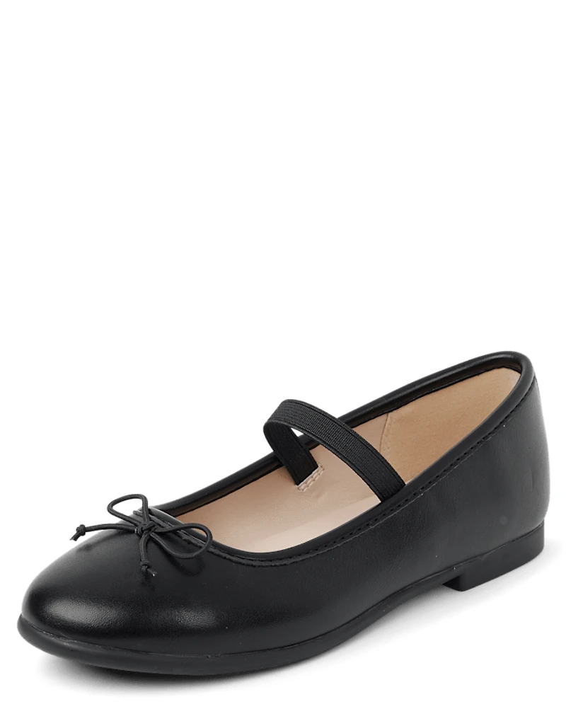 Girls Bow Ballet Flats